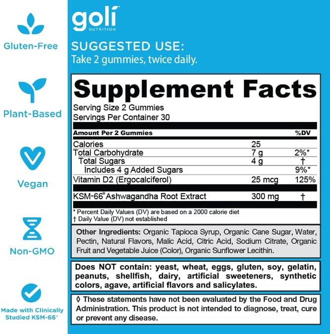 Goli Trio Pack: Ashwagandha Gummies