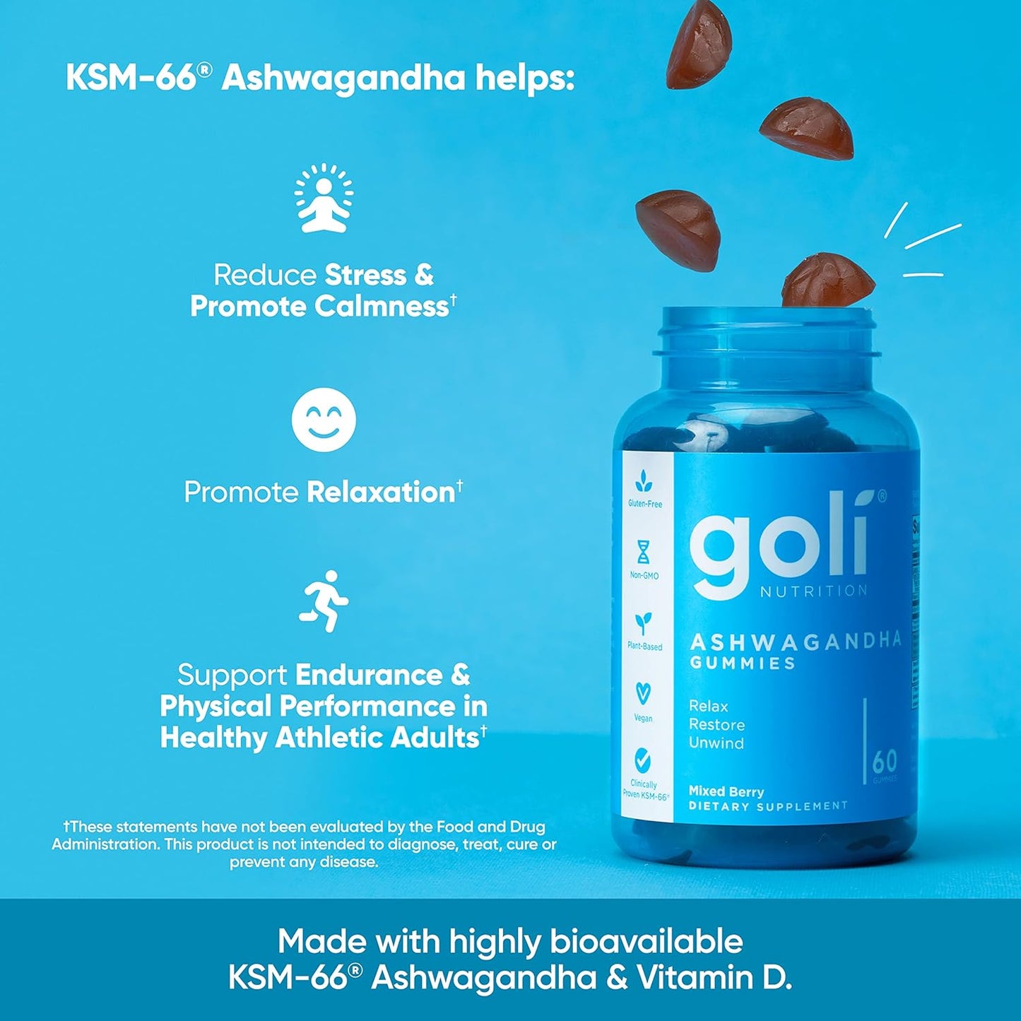 Goli Trio Pack: Ashwagandha Gummies