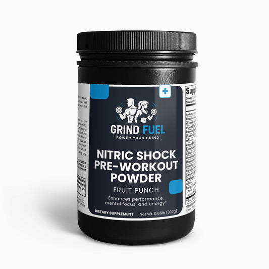 Nitric Shock Pre-Workout Powder (Fruit Punch)