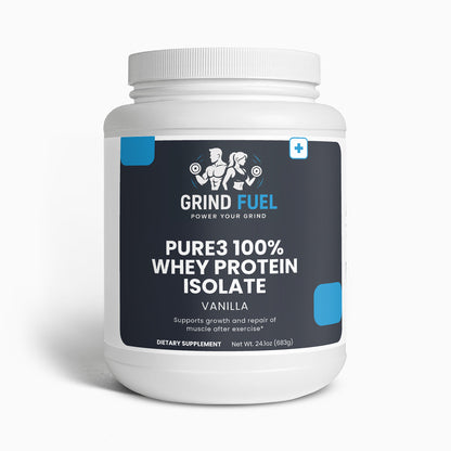 Pure3 100% Whey Protein Isolate (Vanilla)