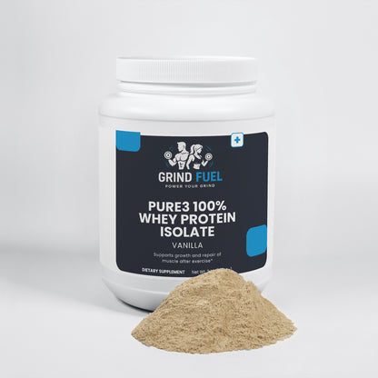 Pure3 100% Whey Protein Isolate (Vanilla)