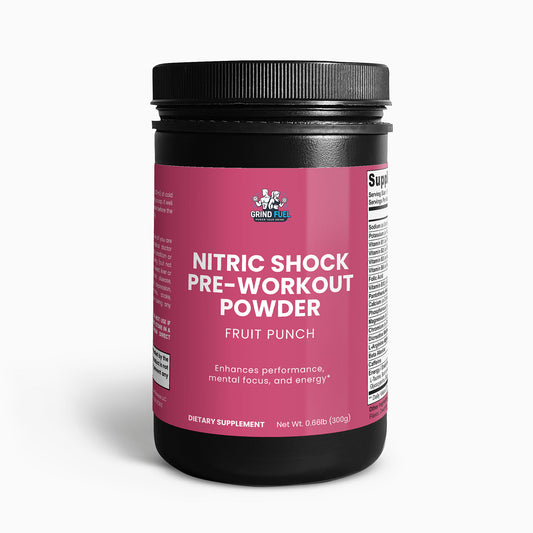 Nitric Shock Pre-Workout Powder (Fruit Punch)