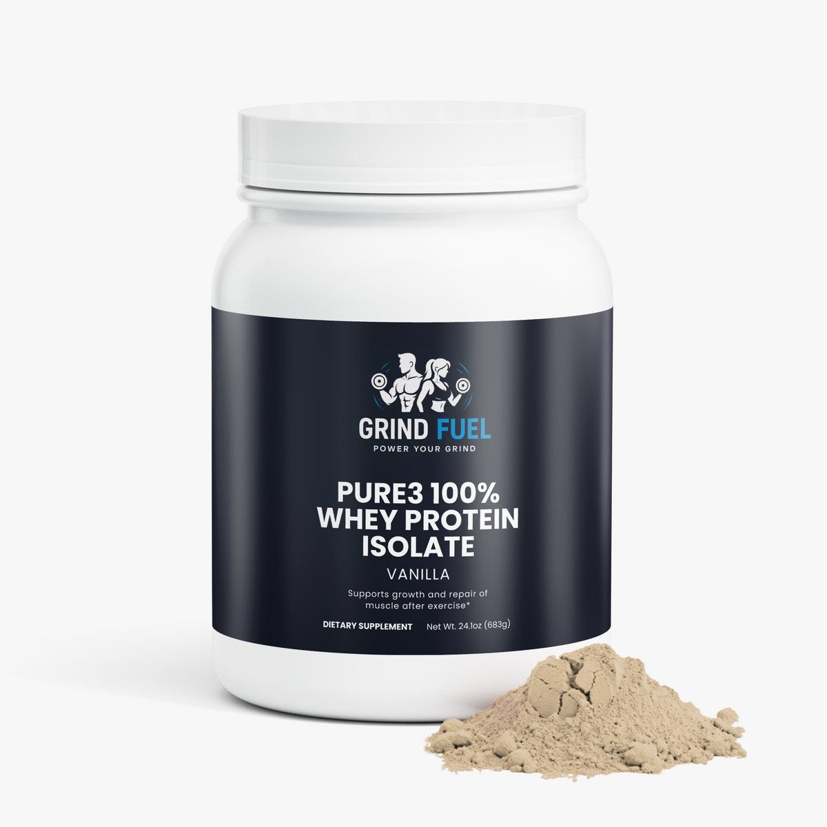 Pure3 100% Whey Protein Isolate (Vanilla)
